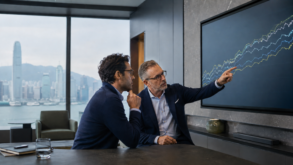 Adviser points at market chart